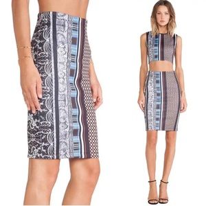 Clover Canyon Neoprene Fitted skirts SIZE XS